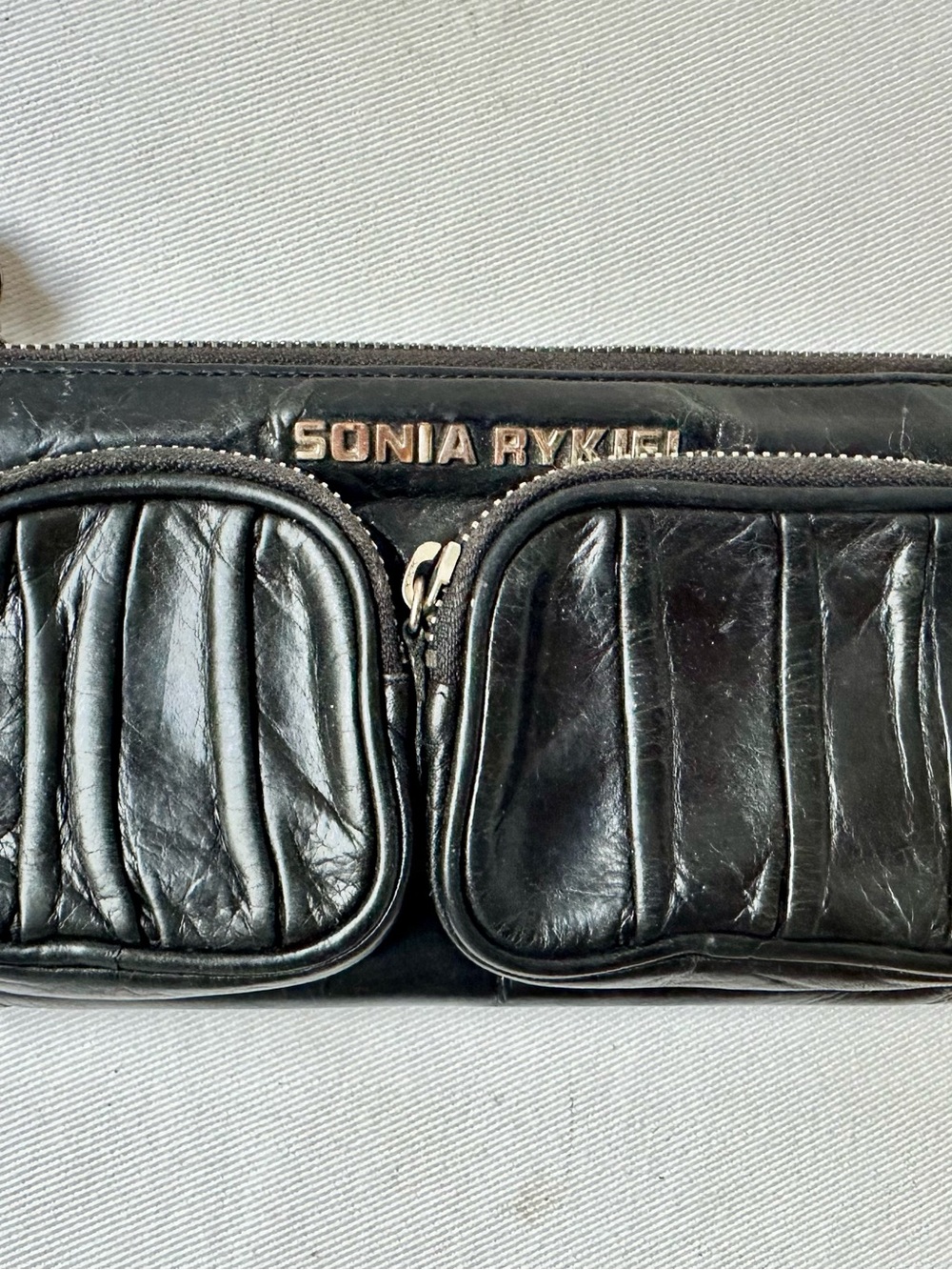 ✨ Vintage Sonia Rykiel Paris Italian Leather Wallet — Rare Quilted Design